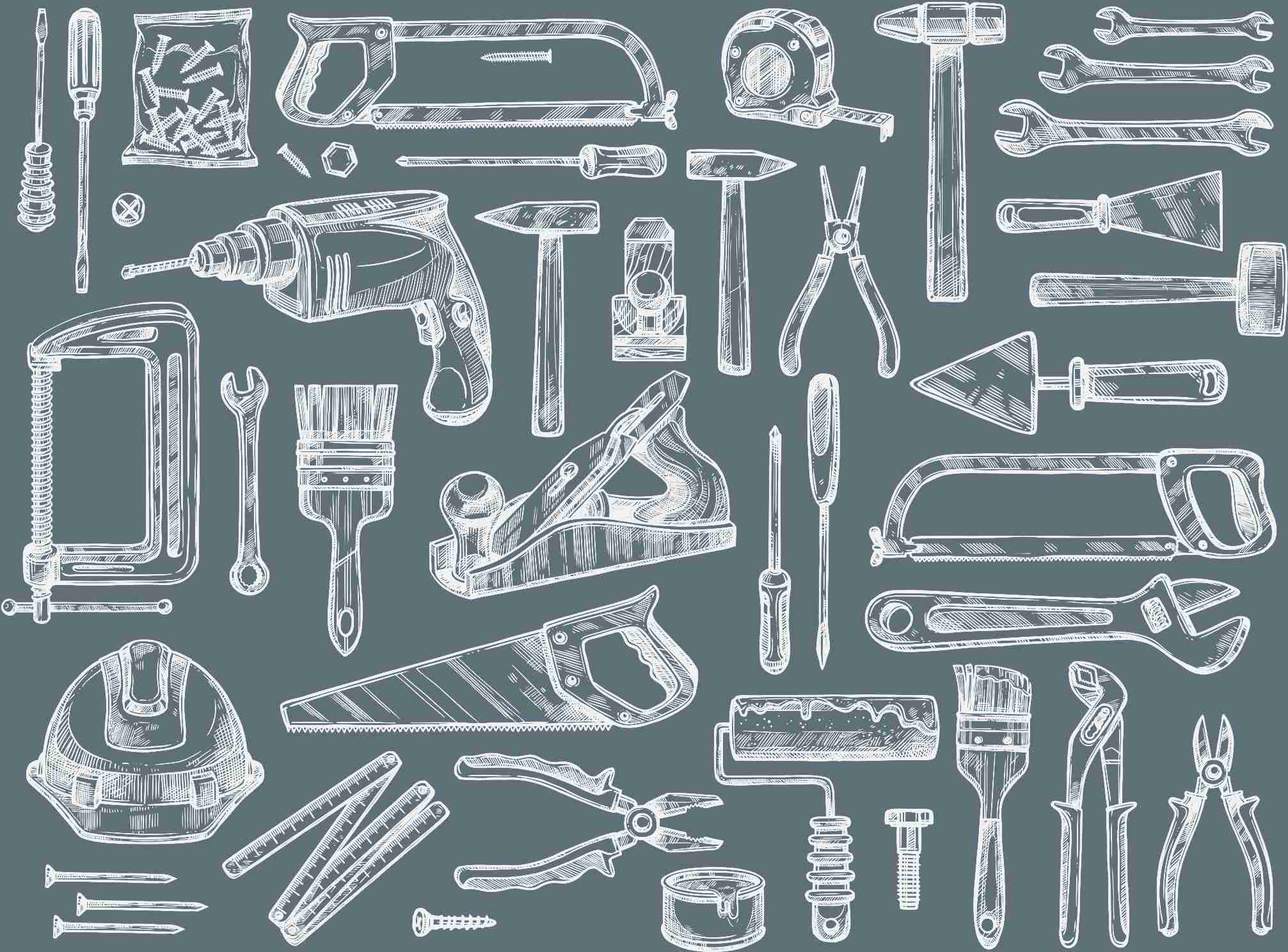 tools illustration stock photo